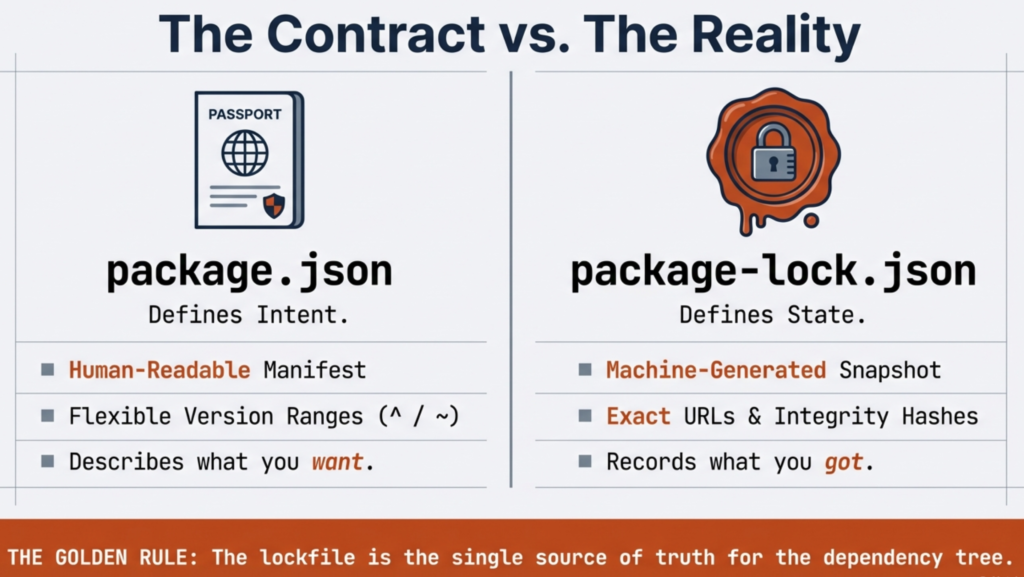 package.json vs package-lock.json: Key Differences